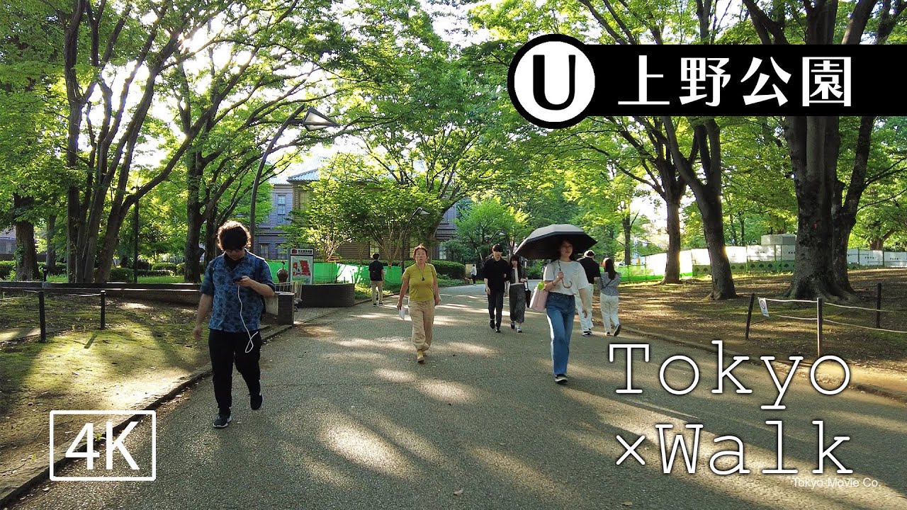 【4K街歩き】上野公園/Tokyo × Walk（UenoPark/東京散歩）