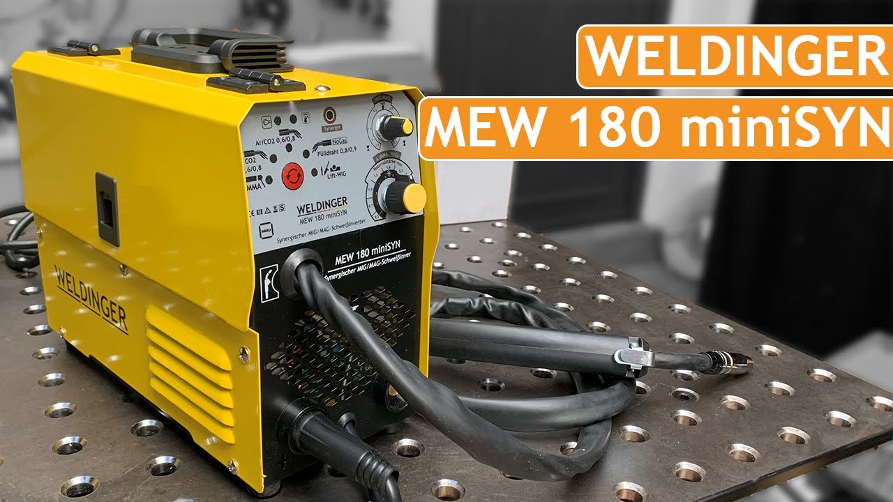 WELDINGER MEW 180 miniSYN | Bester synergischer Inverter für Einsteiger? Auspacken & erste Versuche