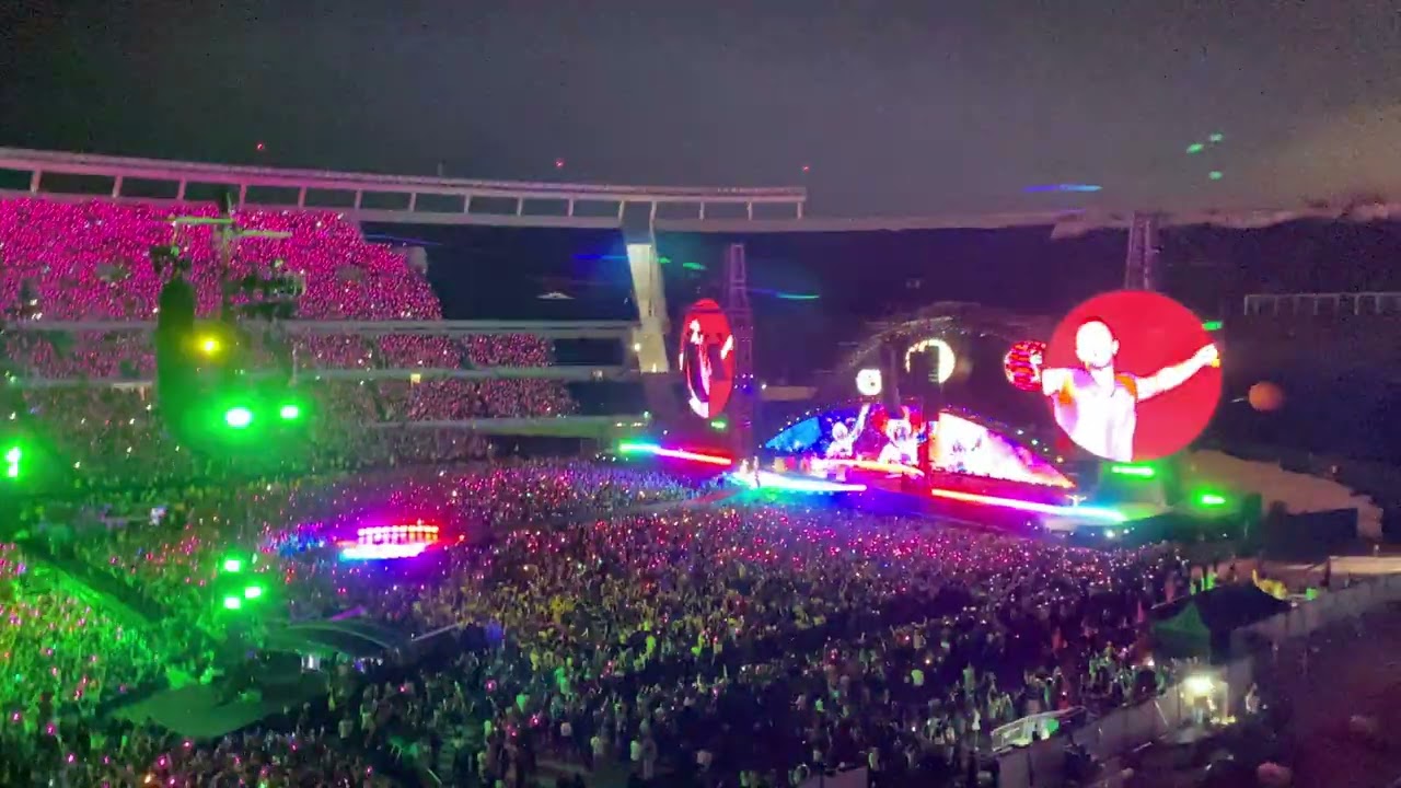 Coldplay intro Higher Power/Adventure of a lifetime/Paradise in Argentina 29/10/22 4K