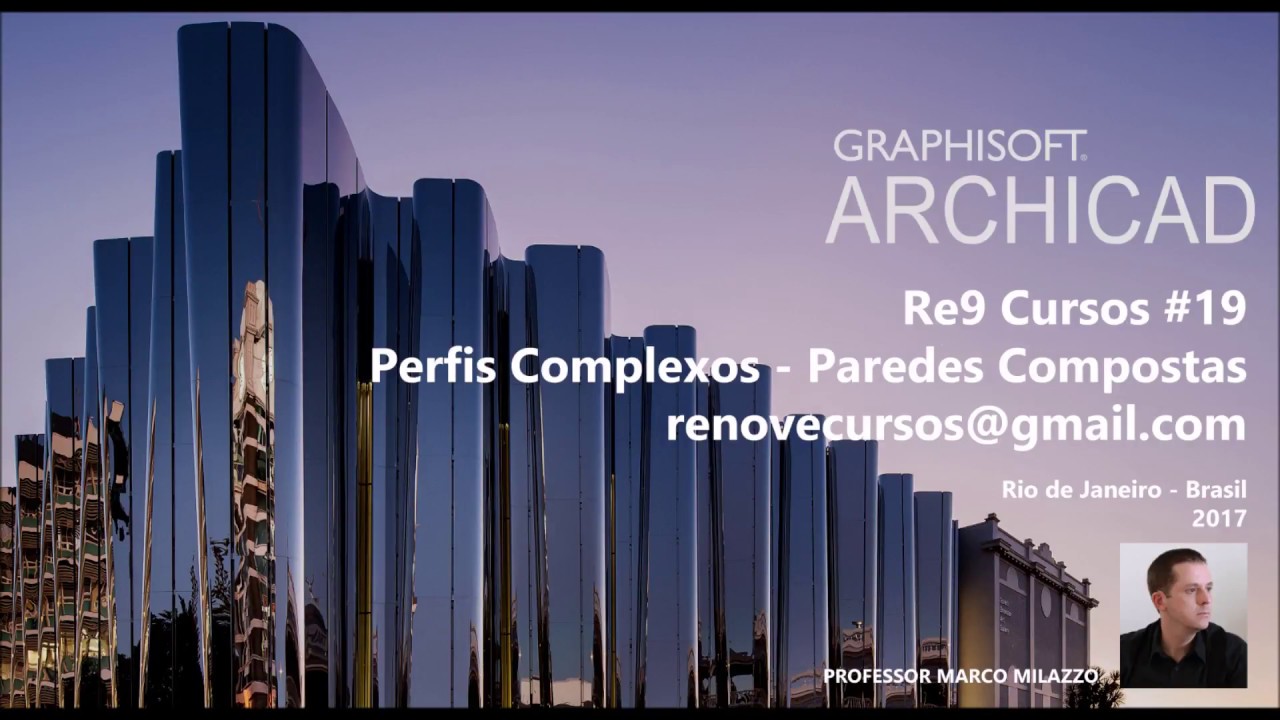 Archicad - Paredes com Diferentes Revestimentos Usando Perfis Complexos - Re9 Cursos #19