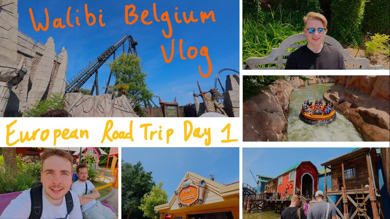 Walibi Belgium Vlog | NEW Mecalodon Coaster & Vintage Vekomas