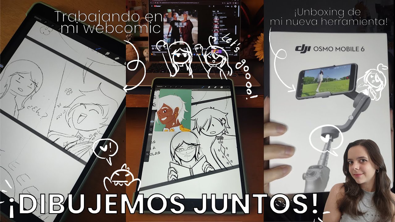 ¡Dibujá conmigo! Haciendo un capítulo de mi webcomic + un unboxing inesperado ☆*: .｡. o(≧▽≦)o .｡.:*☆