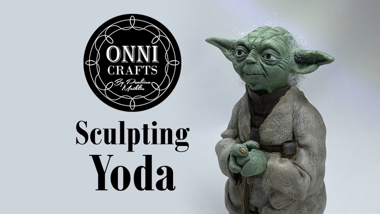 Sculpting Yoda from Star Wars // Polymer Clay Sculpture