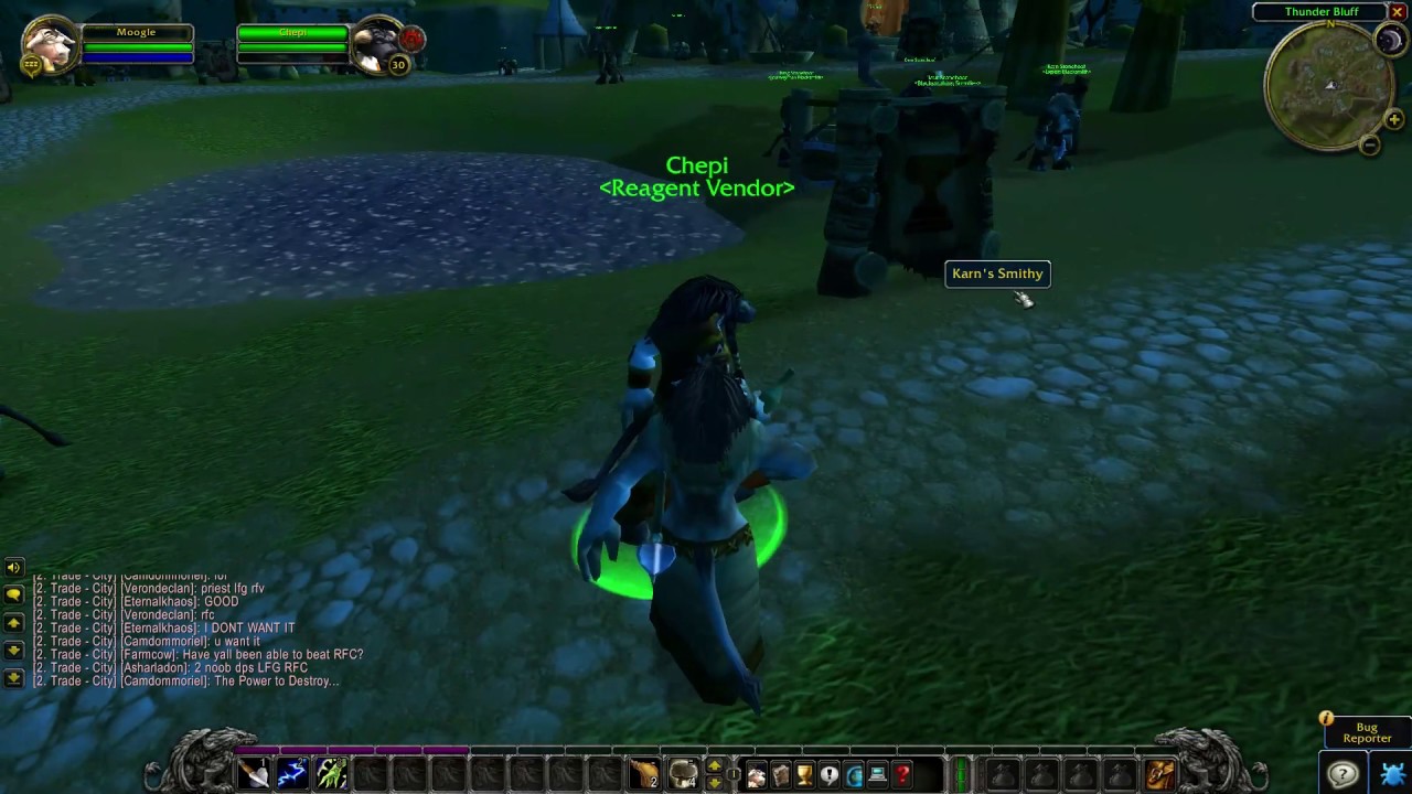 Thunder Bluff Reagent Vendor location - WoW Classic