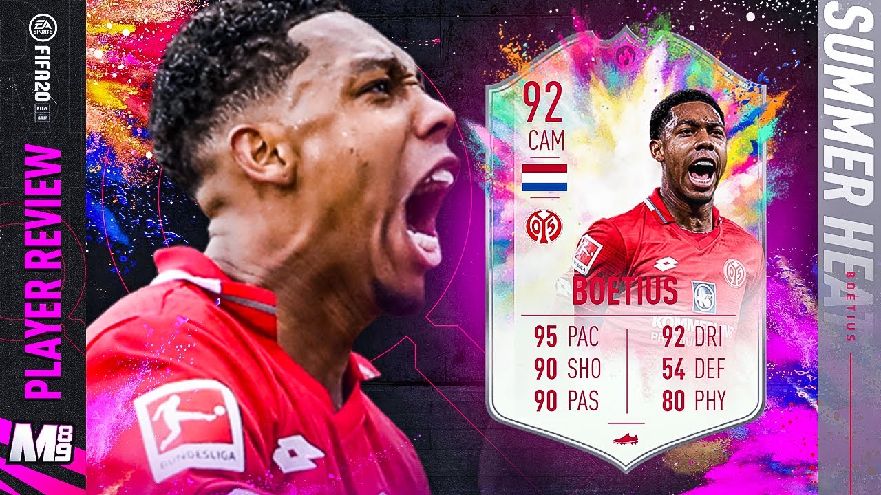 SUMMER HEAT BOETIUS PLAYER REVIEW | 92 BOETIUS REVIEW | FIFA 20 Ultimate Team