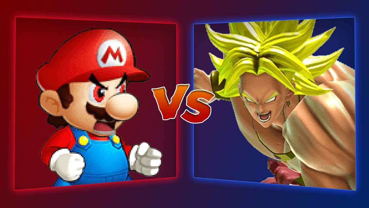 MUGEN Battle - Power Star Mario vs Legendary Super Saiyan Broly