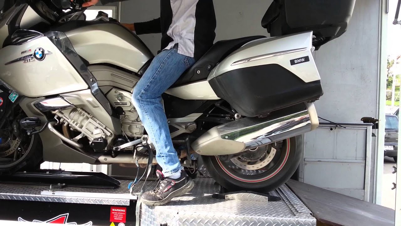 BMW K1600GTL on Dynojet at Auer Zizenhausen after Chip Tuning