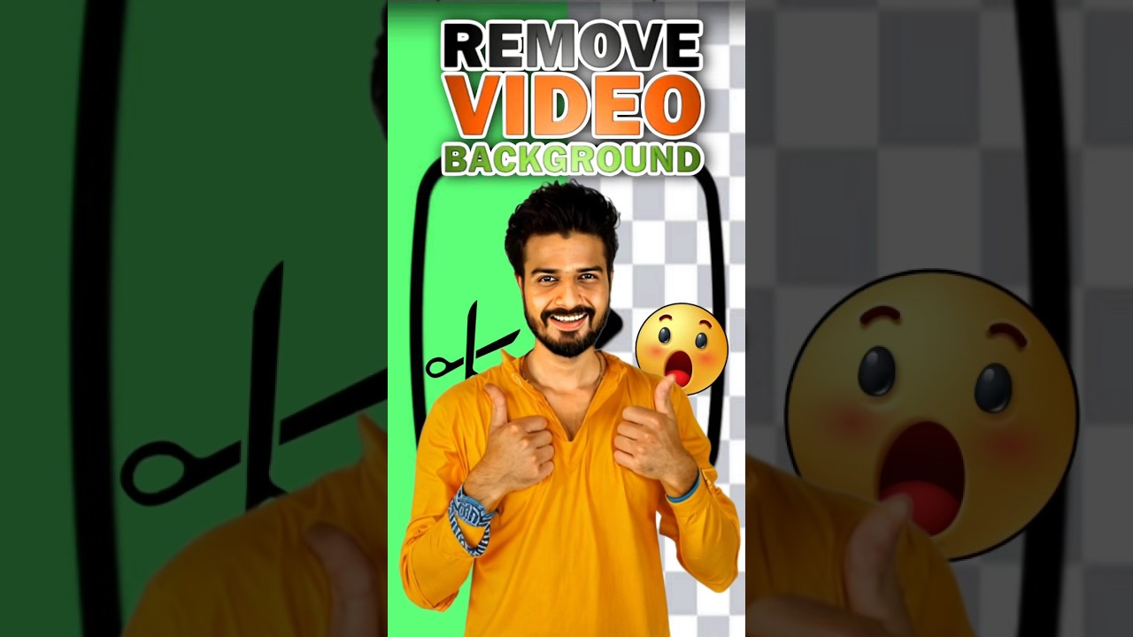 Change Video Background Just 1 Click #shortfeed