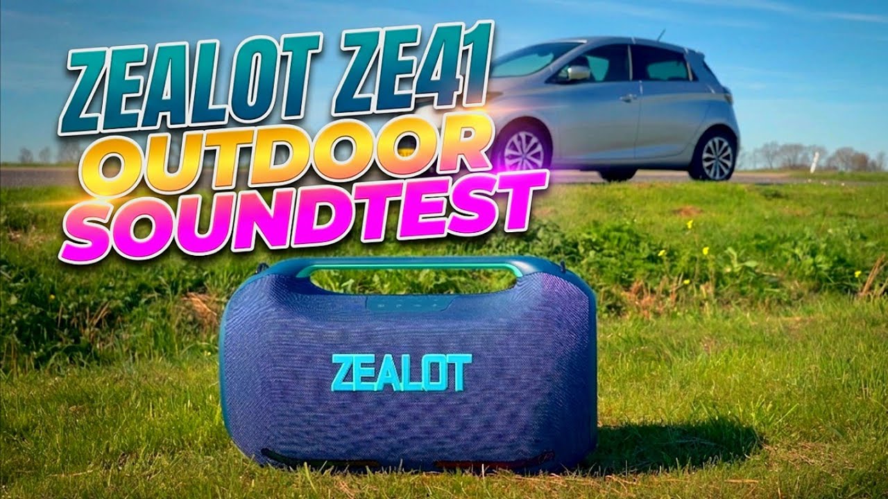Zealot ZE41 Boombox - Deep Bass Outdoor Soundtest 🔥