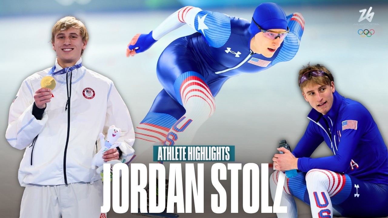 Speed Phenomenon Jordan Stolz 🥇🥇🥈 | Athlete Highlights | #MilanoCortina2026