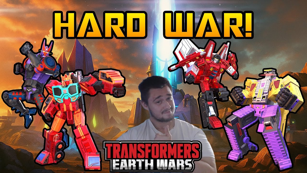 Hard Tracked War против Орды! Сложный режим Prime League — Transformers Earth Wars