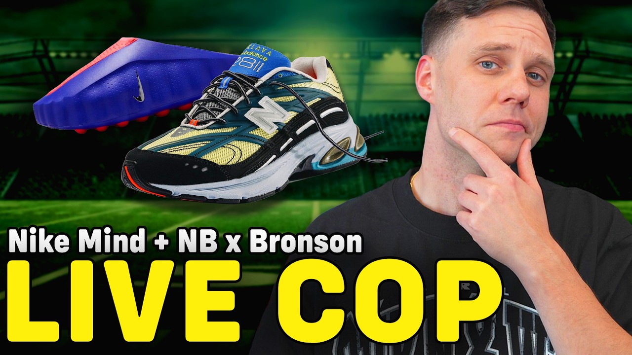 LIVE COP: ACTION BRONSON NEWBALANCE 2811 & NIKE MIND SLIDES