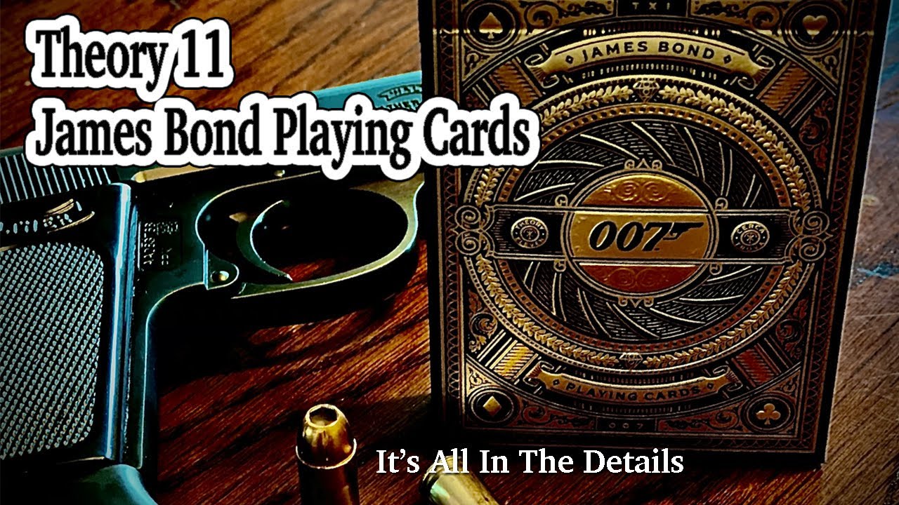 The BEST Gift for a Bond Fan!! Theory 11 James Bond Playing Cards Review
