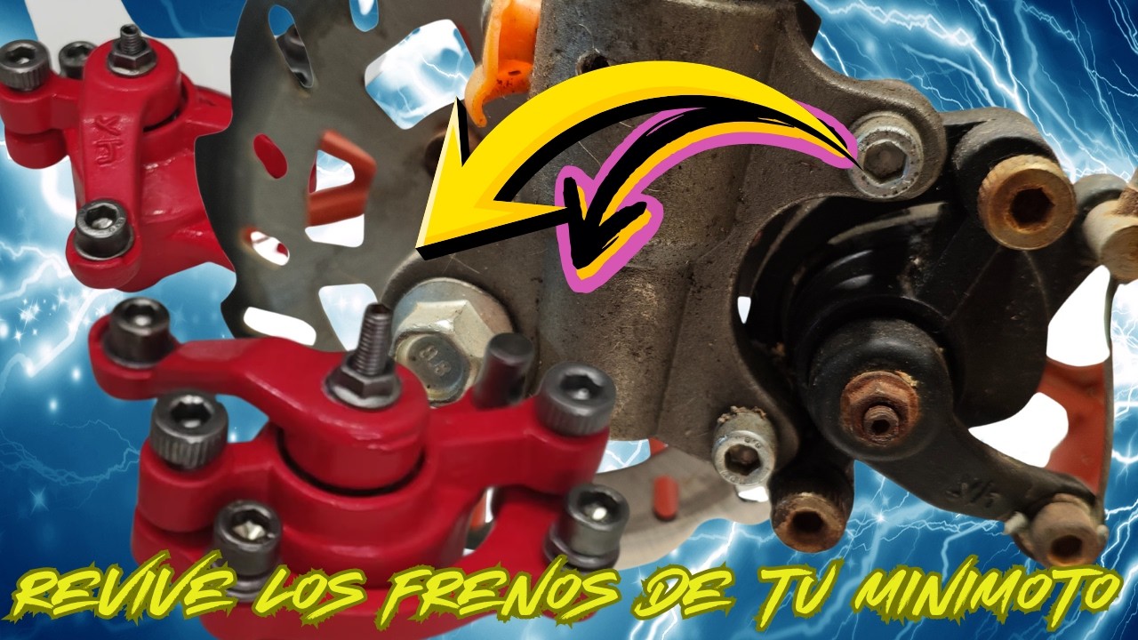 Mira cómo dejo estas pinzas de freno de mini moto… ¡y la moto entera viene después!