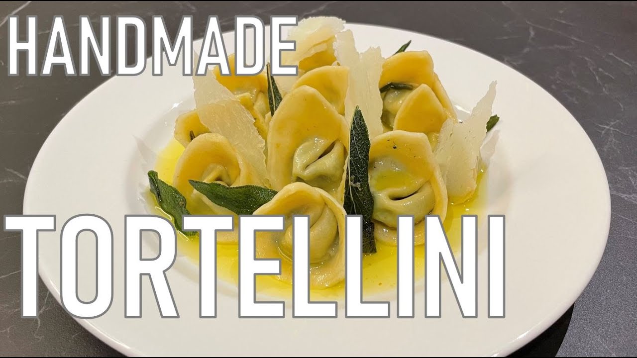 Our favorite handmade Spinach Ricotta Tortellini with Sage Butter sauce | Favorite Recipes