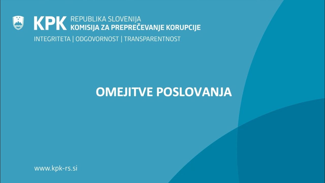 Omejitve poslovanja
