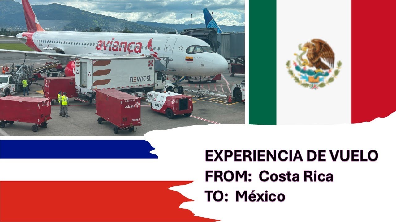 Experiencia de vuelo - De Costa Rica a Ciudad de México 2024 | #mexico #flight #avianca #costarica