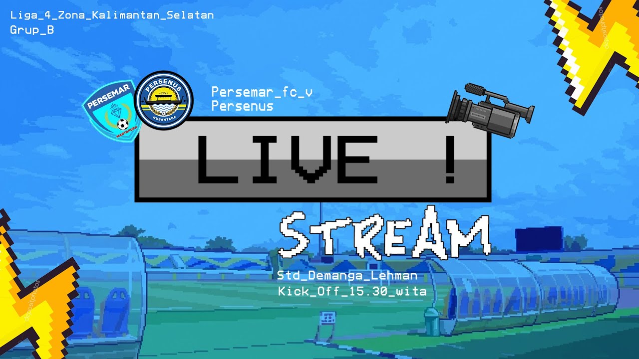 PERSEMAR MARTAPURA VS PERSENUS |LIGA4 KALIMANTAN SELATAN | STADION DEMANG LEHMAM 15:30 WITA