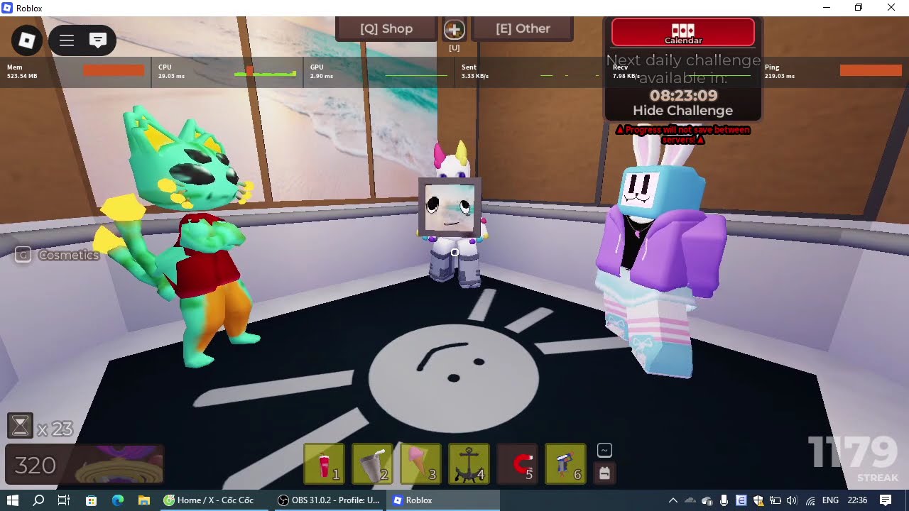 (Regretevator) All Boss solo and 25 Floor Gameplay with my Awful Pings and Game Froze ;-;