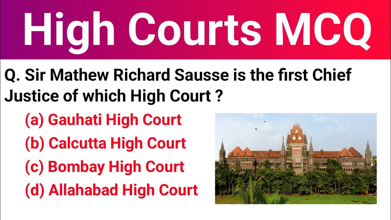 High Courts Important MCQ TEST | Indian Polity Important Questions | High Court Related Imp MCQ