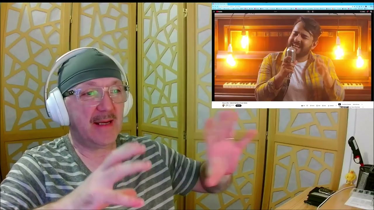 1st Time Reaction to Gabriel Henrique - Easy On Me