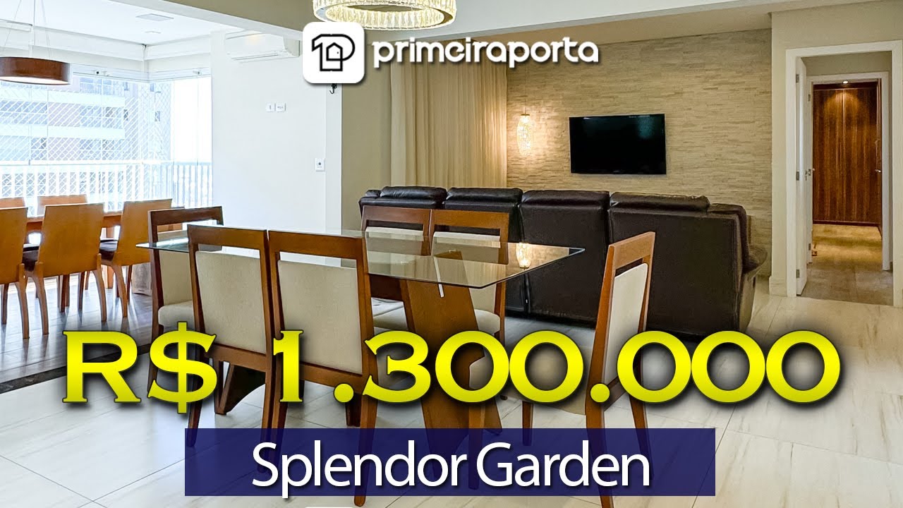 Apartamento Mobiliado de 122m² no Splendor Garden, Condomínio Clube em São José dos Campos!