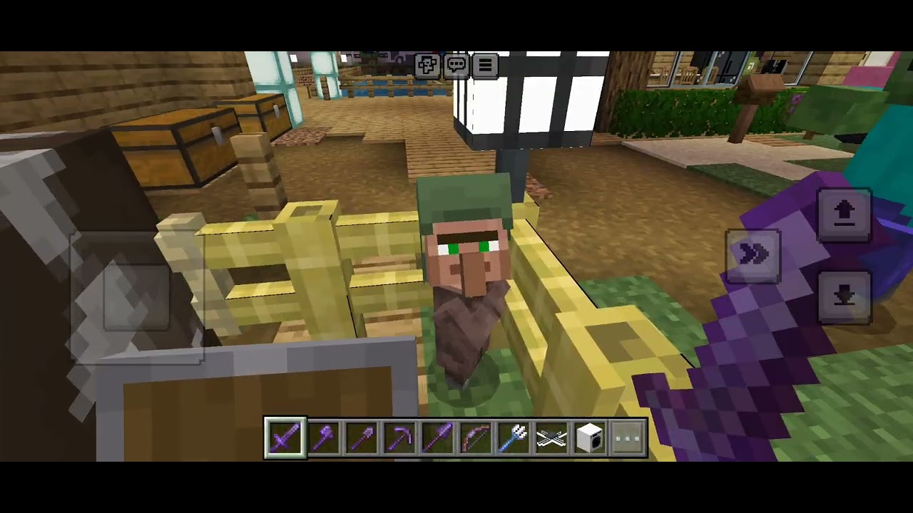 Al bermain minecraft di desa terbesar al membuat ruang tanah