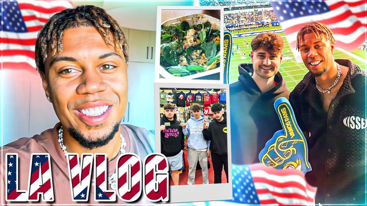 ALLTAGSVLOG in LOS ANGELES!🇺🇸 NFL GAME, ESSEN UND CO🏈 mit Eli, Rohat, Melle, Eldos & Musti🔥 VLOG 211