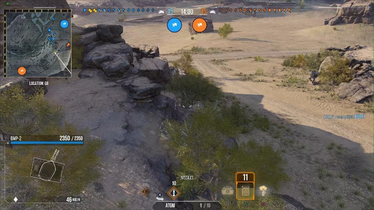 WoT Console | Cold War | BMP-2 | Halfaya Pass | 10,365 DMG