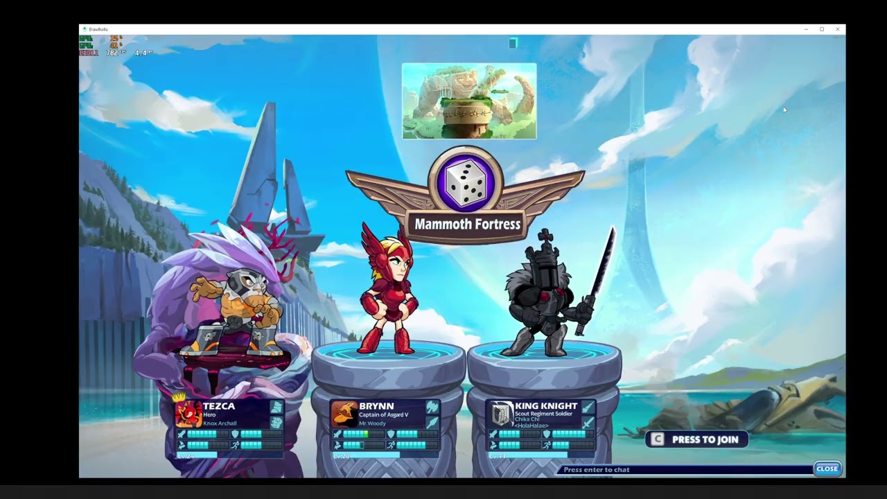 เปิดลำโพงเล่น - Brawlhalla : แม๊!!!!!!!!!!!
