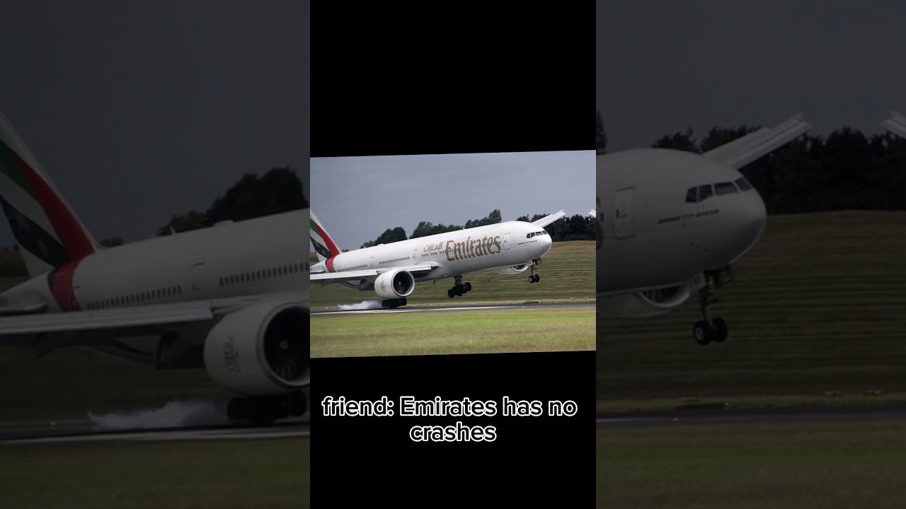 Emirates crashes
