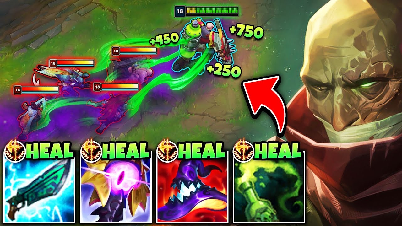 Singed but my poison is an endless wave of healing (THIS IS SO BROKEN)