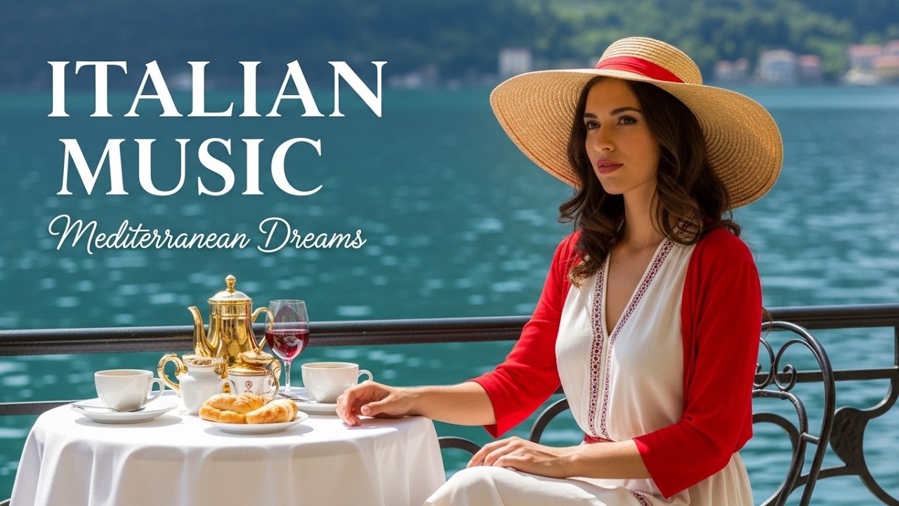 Chill Mediterranean Music & Italian Vibes 🏡🌊 Relaxing Italian Music & Serene Ocean Waves 🎶