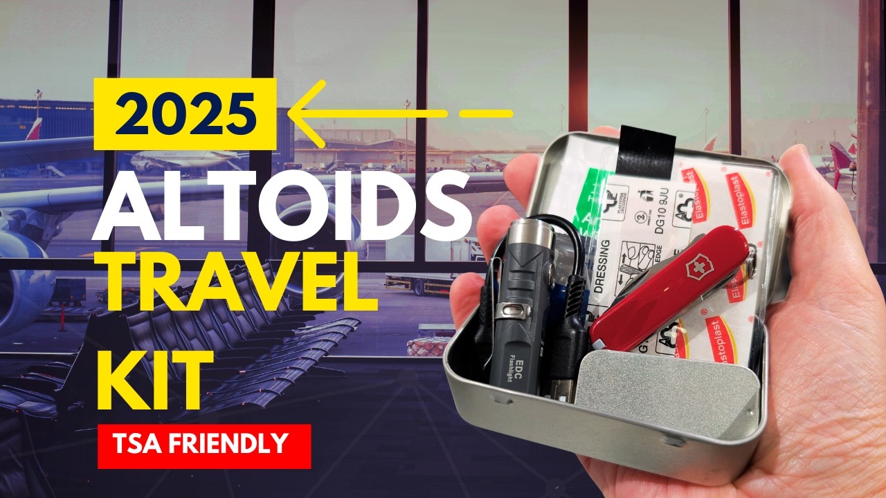 Жестяная коробка для конфет Altoids, соответствующая требованиям TSA: разрешена к использованию в...