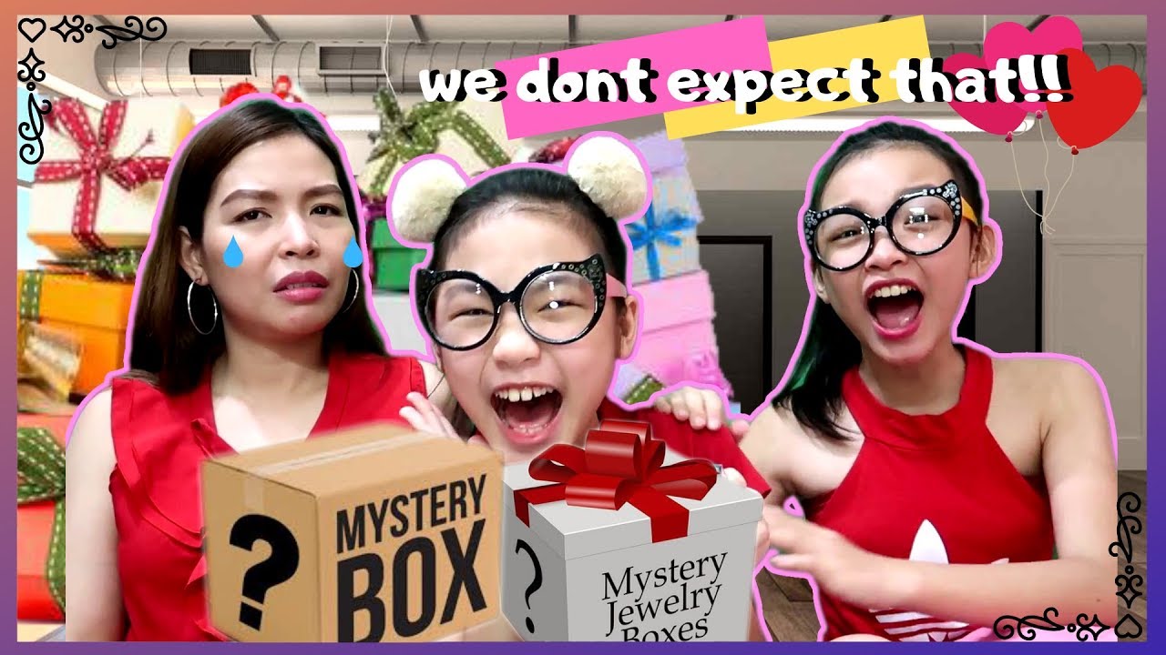 Mystery Gift Box Valentine's Day | what we got for valentines day | Aurea & Alexa with Mommy Misa