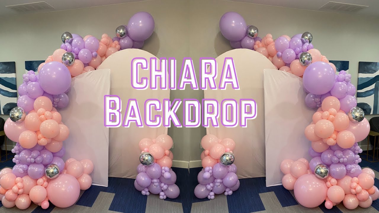 DIY CHIARA BACKDROP W/Foam Board+ Ubackdrop cover |  Part 2