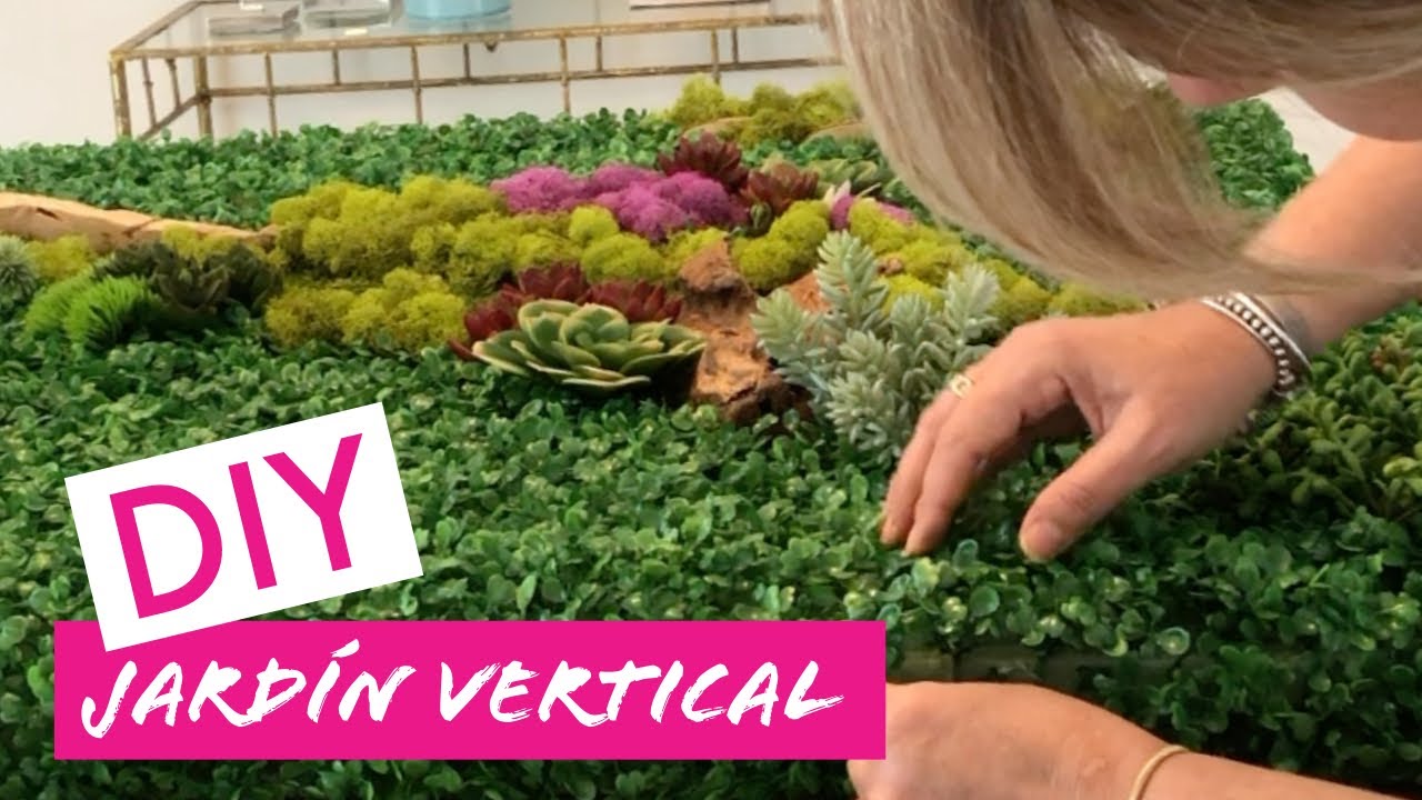 Cómo hacer un cuadro de plantas// cuadro vertical artificial