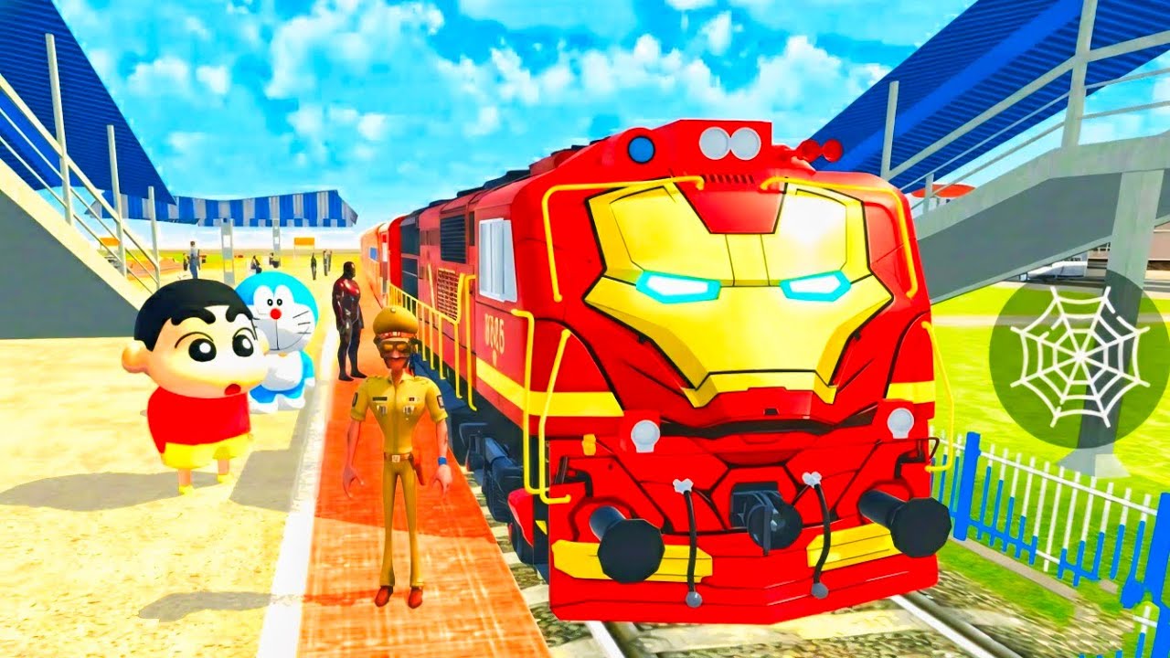 🚂🔥 Ironman Train Gifted to Shinchan | Indian Theft Auto Simulator Gameplay