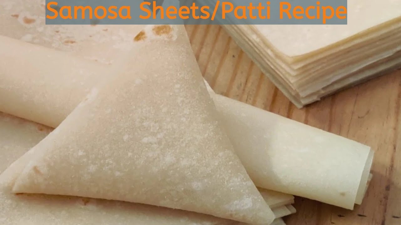 Homemade Samosa Sheets/Patti Recipe | Manda Patti | How to make Samosa Sheets | Cooking With AaMu