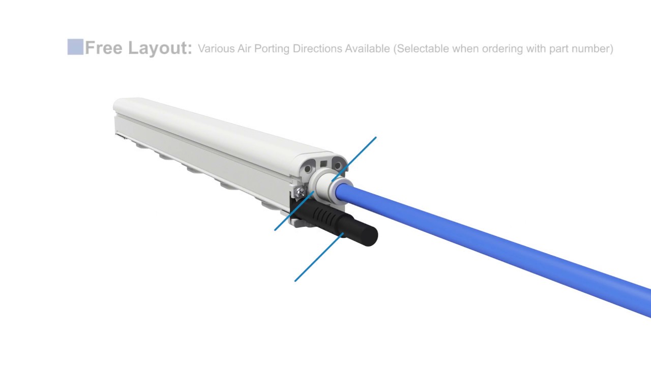 Bar Ionizer with Separate Controller, IZT Series (no audio)