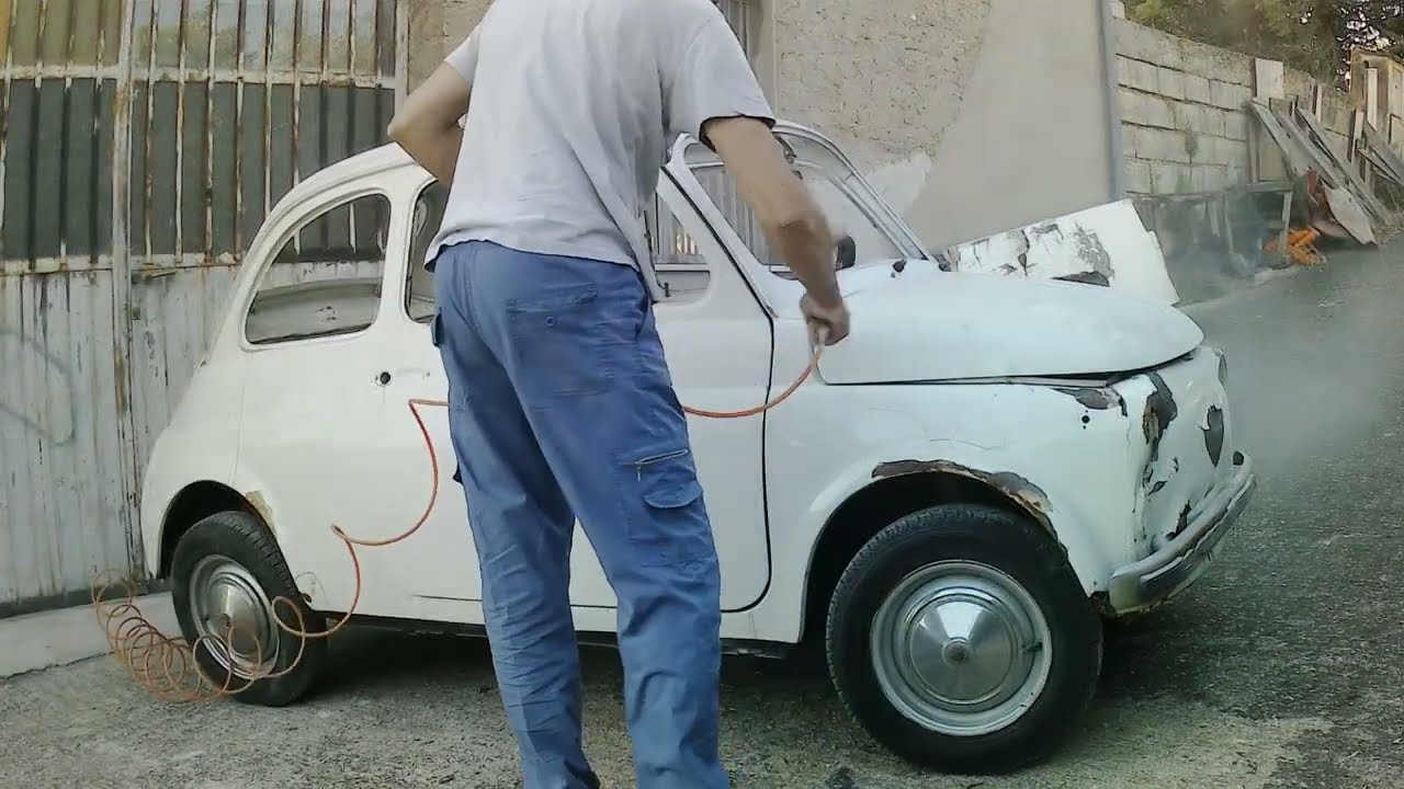 Nuovo restauro Fiat 500 L ,vediamo come restaurarla