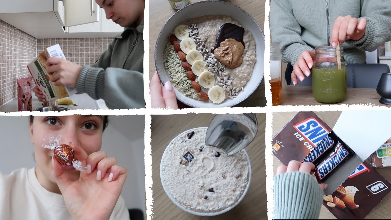 2 Günlük Beslenme+Spor Rutinim, Bir Sağlıklı Gün Ve Bir Kaçamak Gün 🎂🍫🍨