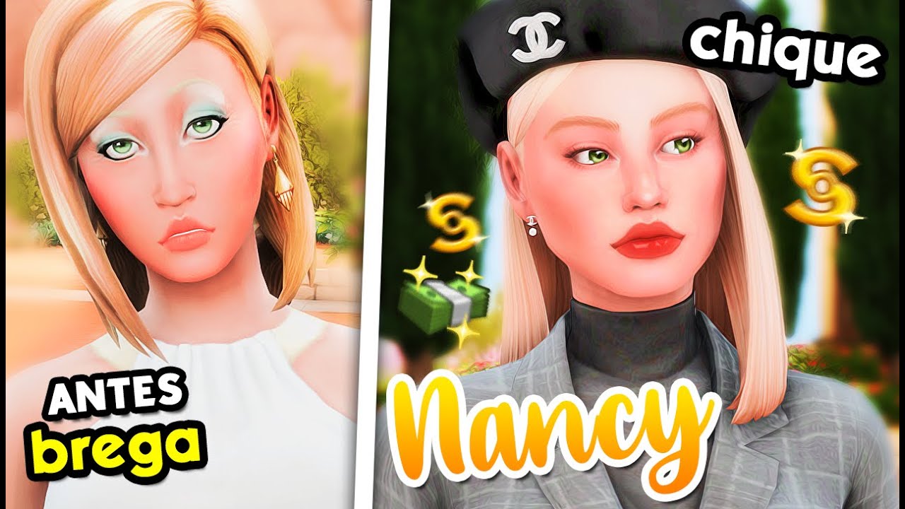 TRANSFORMEI A CAFONA NANCY QUERO-TUDO-QUE-É-SEU EM UMA VERDADEIRA MILIONÁRIA l The Sims 4 Makeover