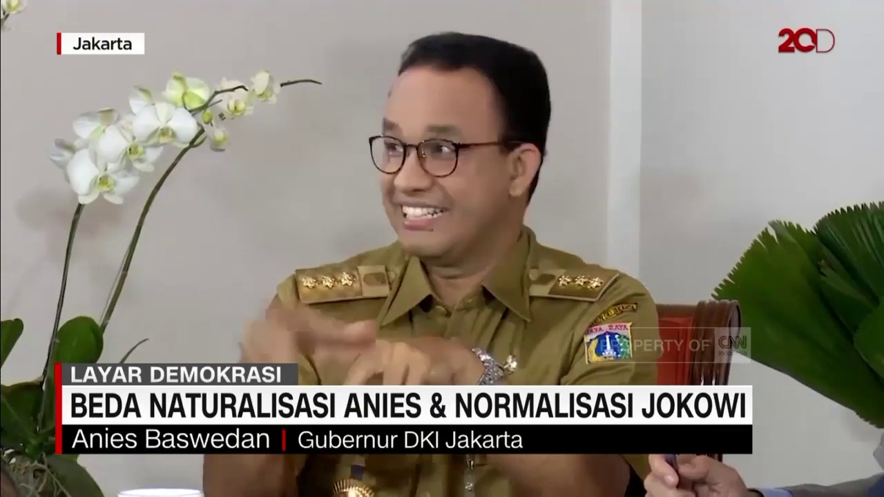 Naturalisasi Anies Vs Normalisasi Jokowi #Layardemokrasi