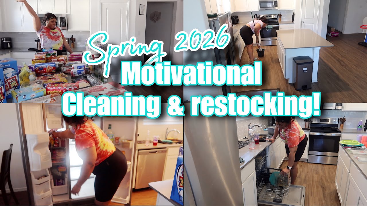 SPRING DEEP CLEANING & RESTOCKING MOTIVATION & A HURGE HAUL!