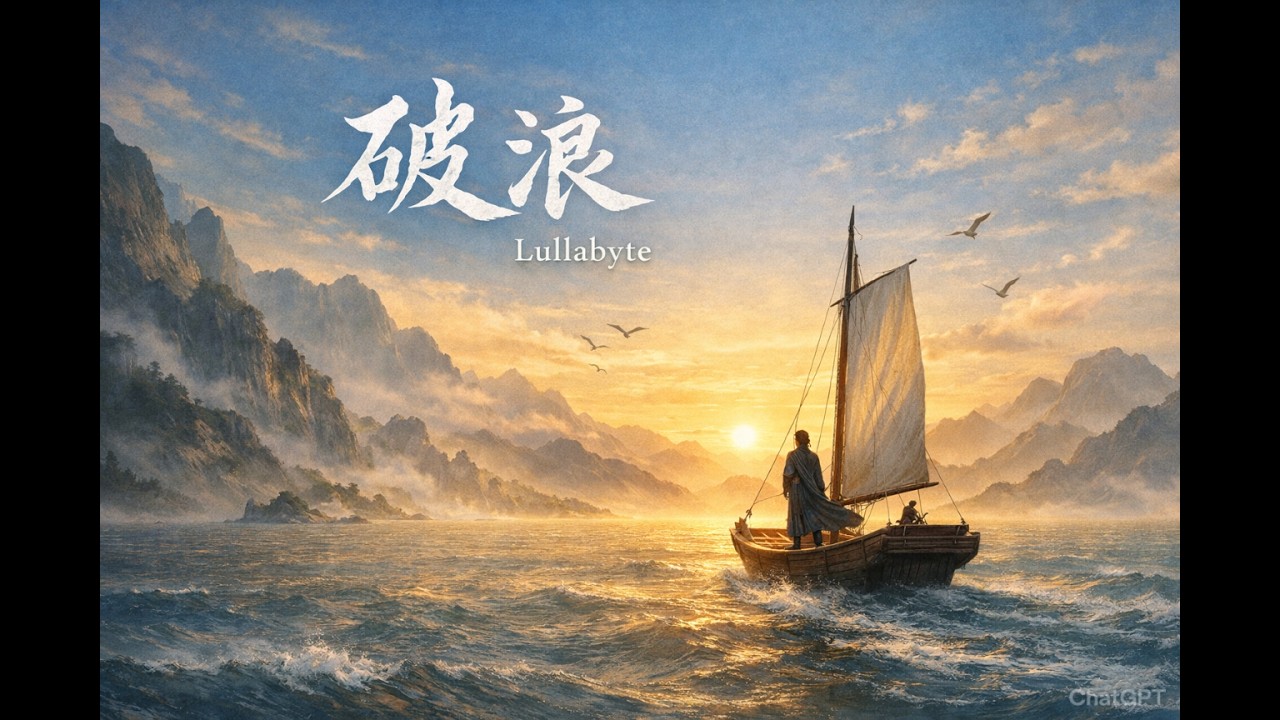 破浪｜国风古风音乐 · 诗意励志中国风 · 沉静而坚定的东方力量 | Lullabyte | 为一群已经很努力的人，留一个可以不用再用力的地方 #古风音乐 #励志国风    #东方意境