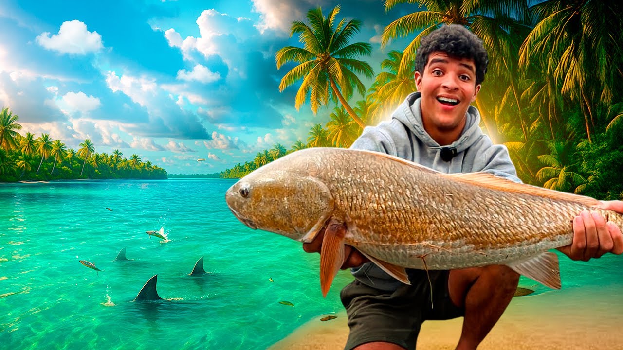 В этих соленых лагунах водятся огромные рыбы