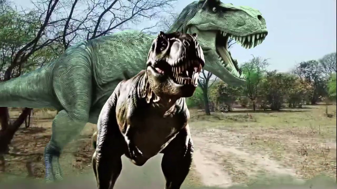 Dinosaur fighting scene ll dinosaur ki ladai ll jurassic world 