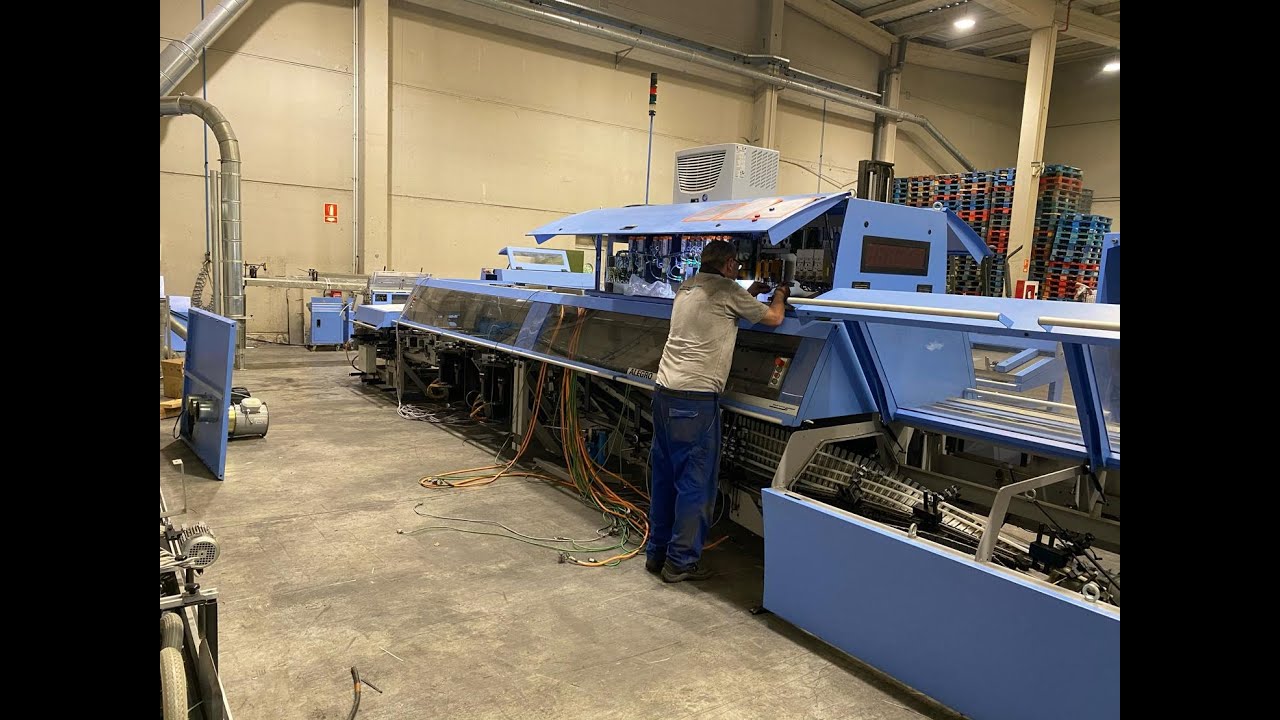 Muller Martini Alegro A6 fully installed and producing at customer