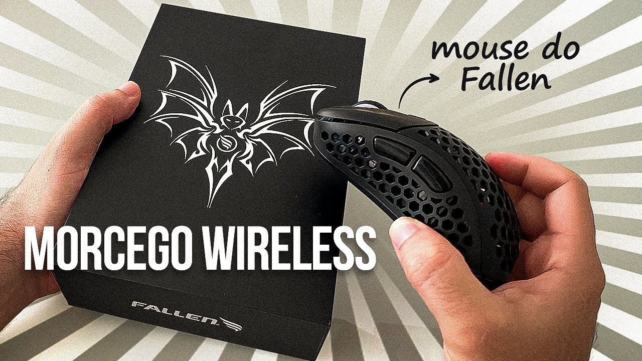 O MELHOR MOUSE CUSTO-BENEFÍCIO? Teste do Morcego Wireless da Fallen